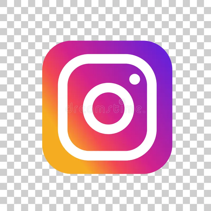 social media instagram symbol auf transparente hintergrund hintergrundvektor 172928815